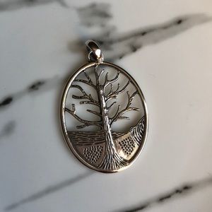 Pendant Sterling Silver Tree of Life in Autumn